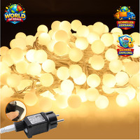 Lichterkette Warmweiß 20M 200 Leds IP44 8 Modi Zeitschaltuhr FüR Garten Balkon