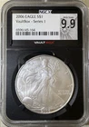 2006 $1 American Silver Eagle NGC MS69 Vaultbox 9.9 (164)