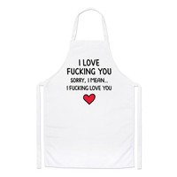 Gift Base SchüRze FüR Chefs Valentinstagsgeschenk Weiß 100% Polyester 86X60Cm