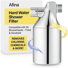 Afina Shower Filter For Hard Water - Removes 99% Chlorine, Harmful... 