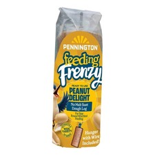Fresh Suet Log Wild Bird Food Peanut Delight 1 lb Block for Wild Birds