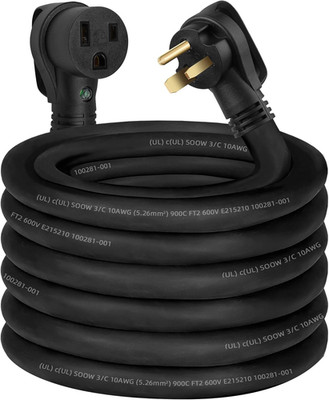 30Amp Welder Extension Cord SOOW Cable 10/3 Welder Cord,Heavy Duty Welding Cable