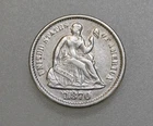 1870 10C SEATED LIBERTY SILVER HALF DIME