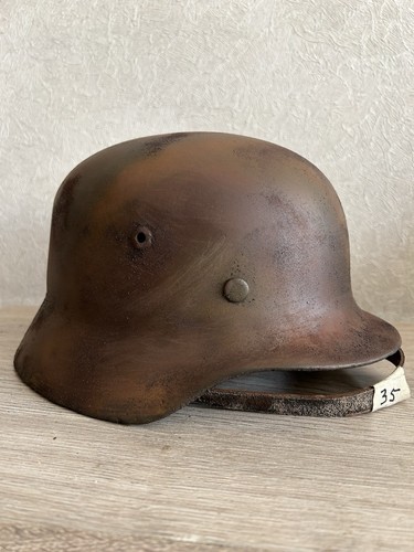Helmet M35 German Helmet M35 WW2 Combat helmet M 35 WWII size 64 - Afbeelding 1 van 15