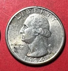 1934 Choice Uncirculated US Washington SILVER Quarter! "Philadelphia" Mint! Coin