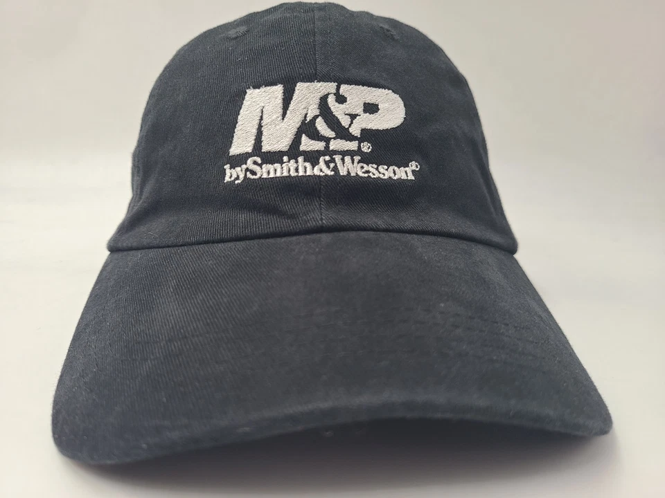 Кепка регулируемая с ремешком M&P Smith & Wesson хлопковая повседневная мужская женская черная - Изображение 2 из 4