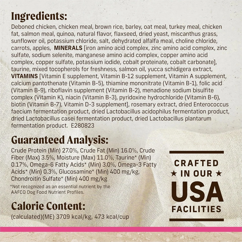 Healthy Grains Premium Dry Dog Food for Small Dogs, Wholesome and Natural Kibble - Image 4 of 4