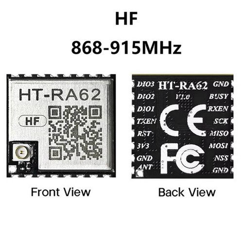 Ht-Ra62 Lora-Serienmodul mit Antenne 868-915 Mhz Sx1262 Spread-Spectrum-Kom4978 - Afbeelding 6 van 6