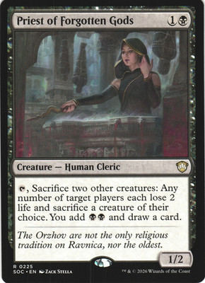 MTG | Priest of Forgotten Gods | Secrets of Strixhaven | NM | EN