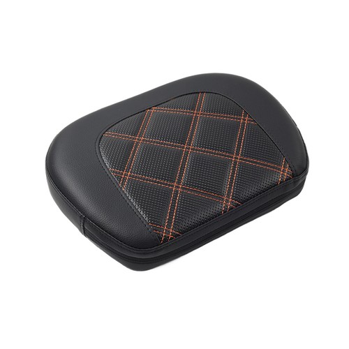 Supporto Pad Schienale Passeggero Sissy Bar Nero per Harley Street Glide - Foto 3 di 13