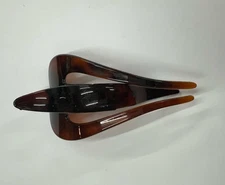 Parcelona French Pelican Hair Clip 5” Black Side Slide Claw Clamp Barrette