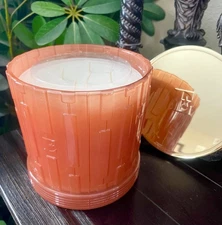 ELTON JOHN BY SLATKIN & CO TANGERINE PALAZZO 5 WICK 80 OZ XXXL SCENTED CANDLE