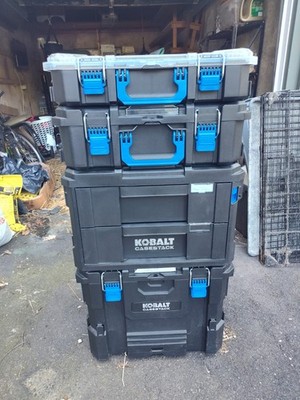 Kobalt CASESTACK Plastic Tool Box Set