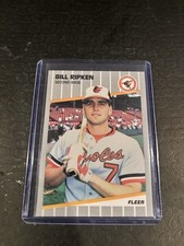 1989 Fleer - Billy Ripken #616 Black Box on Bat Knob
