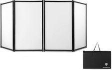 Foldable Facade Portable Event Booth Panels 4 Detachable Black Metal Frame