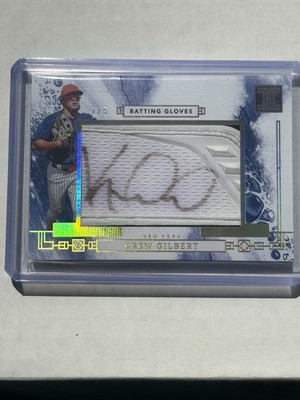 2024 Panini Impeccable Drew Gilbert Batting Gloves Patch Autograph JP-DG 1/5