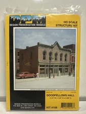 DPM HO Scale Goodfellows Hall Building Structure Kit #108 NOS