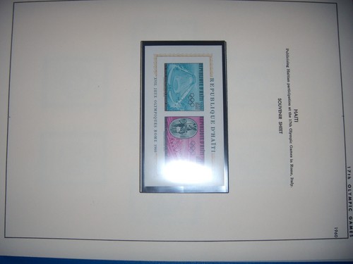 1960's OLYMPIC WORLD WIDE COLLECTION OF  IMPERF & PERF on more than 65 pages,  - Picture 5 of 12