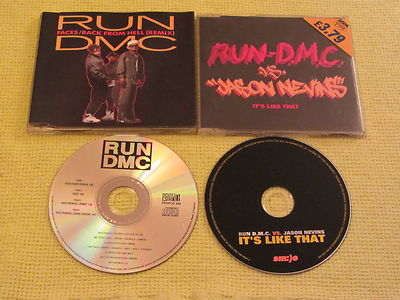 Run DMC Back From Hell  & Run DMC Vs Jason Nevins It s Like That 2 CD Singles
