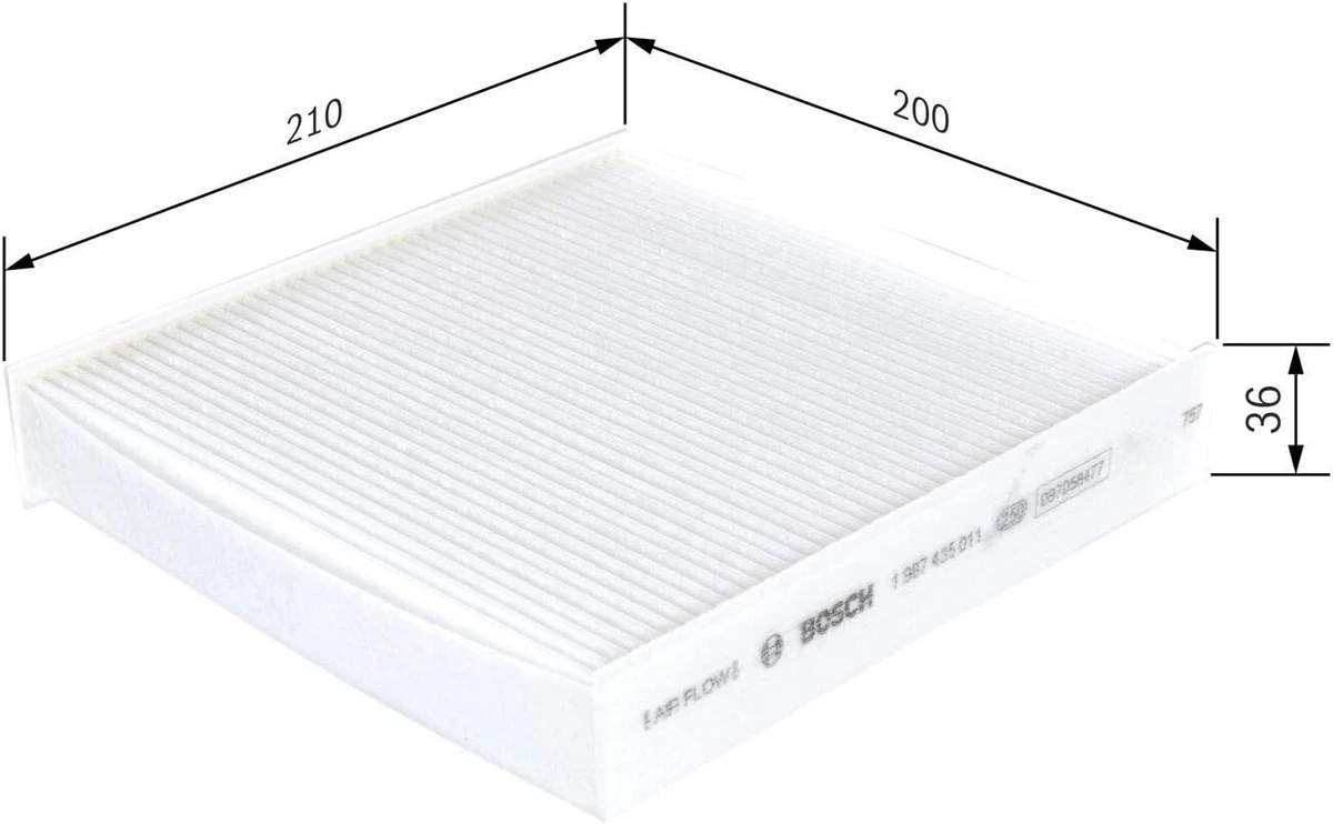 1987435011 Bosch Pollen / Cabin Filter 272773016R 272778214R 