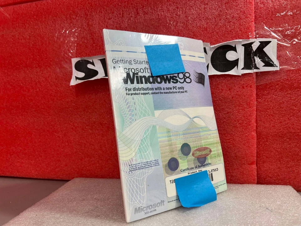 GENUINE WINDOWS 98 DELL 00028R KIT DOC/DSK CD ENG LICENSE - Image 2 of 4