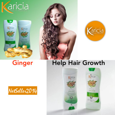   KIT Karicia Ginger Collagen Unisex Shampoo & Treatment Hair Growth Helper