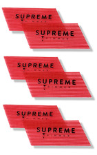 BARBER GRIPPERS by SUPREME TRIMMER - Salon  Barber Hair Grippers 6 PCS Red/Blk