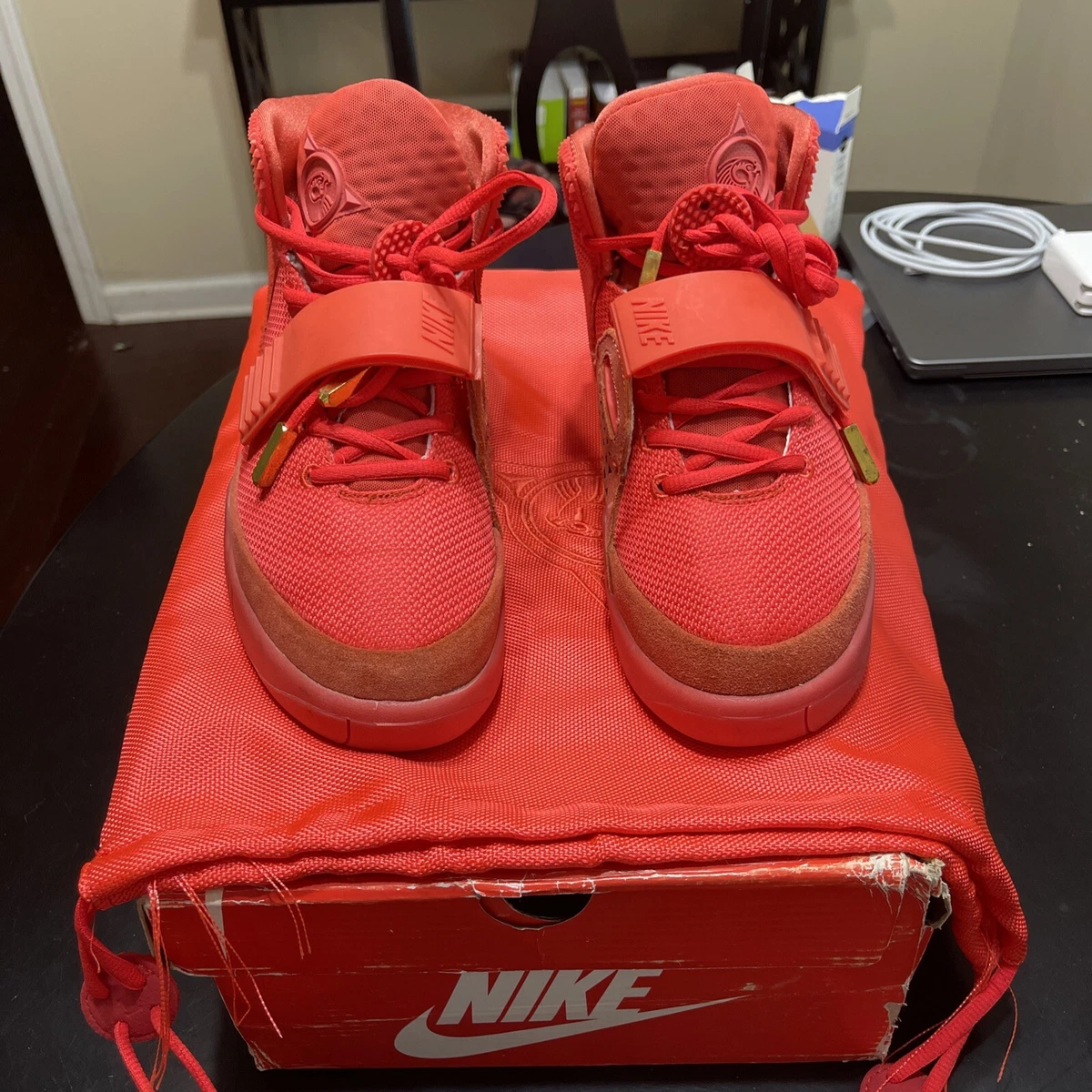 Size 8 Nike Air Yeezy 2 SP Mid Red October 659658904224 eBay