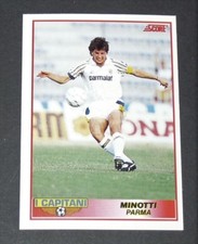 389 LORENZO MINOTTI PARMA FOOTBALL CARD 92 1991-1992 CALCIO ITALIA SERIE A