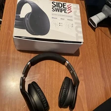 FOR PARTS iHip Side Swipe Wireless Touch Control Headphones Built-in Mic.