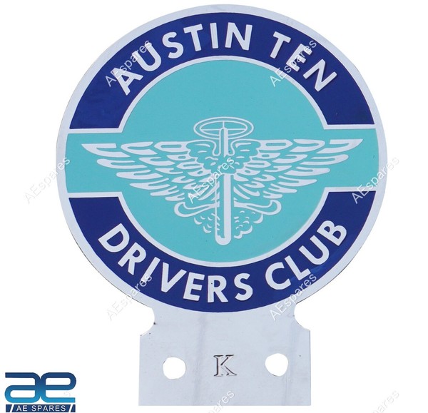 FüR Vintage Austin Ten Fahrer Club Auto Motorhauben Grill Abzeichen Emblem @ VI-image