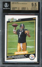 Ben Roethlisberger 2004 Score Rookie Football Card #381- Gem Mint 9.5! (BGS)