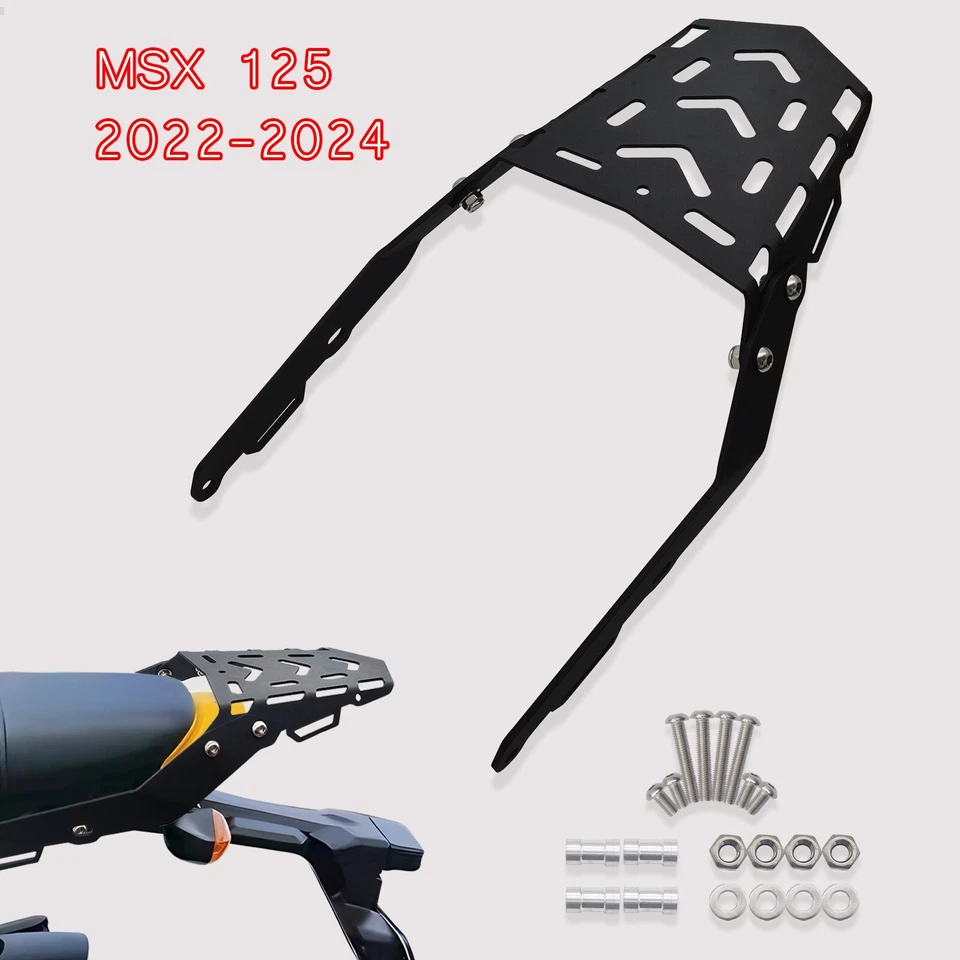 Rear Luggage Rack Bracket Carrier Fit For Honda Grom 125 MSX125 2022 2023 2024 Foto 3 de 4