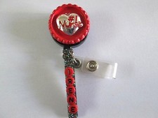 ID BADGE RETRACTABLE REEL MAGNET OR CLIP, NURSE,MEDICAL,PEDIATRIC,ICU,ER,NICU