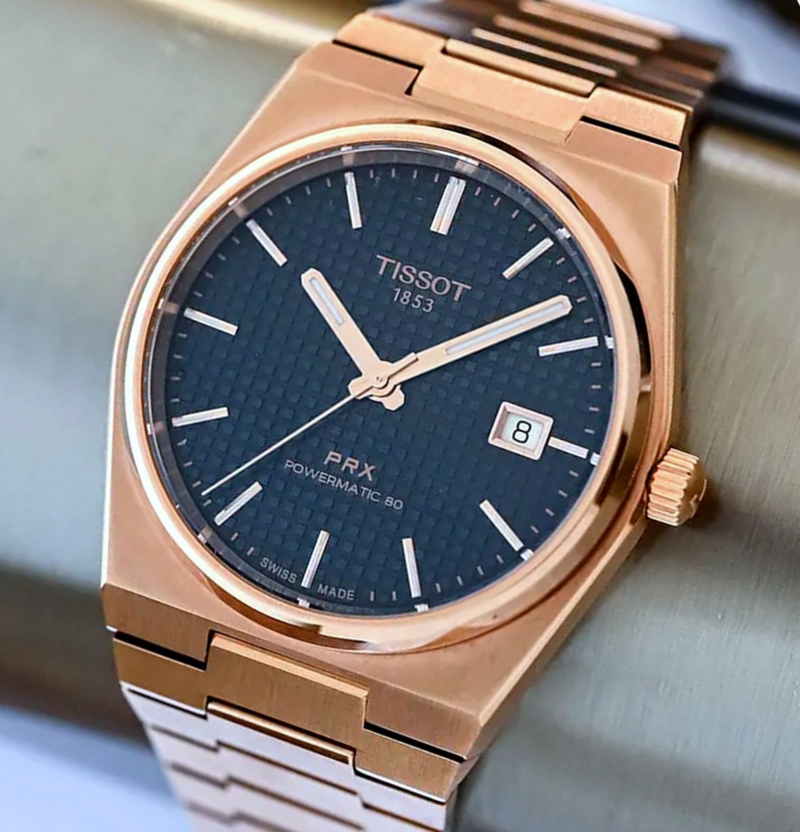 Tissot PRX ローズゴールド　自動巻き時計 PRX POWERMATIC 80 40MM - Rose Gold Watch – Windup Watch Shop