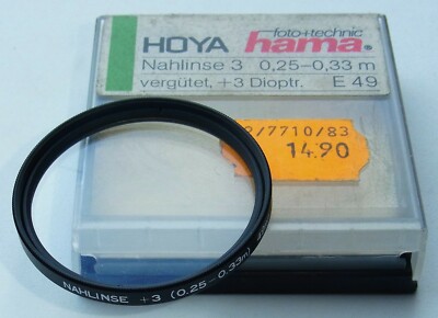 HOYA Close Up - Nahlinse  +3 - M49