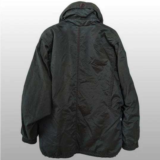 Chaqueta de esquí y nieve vintage de los 90 Bogner para hombre XL verde lavado ácido capucha polizón Foto 3 de 4