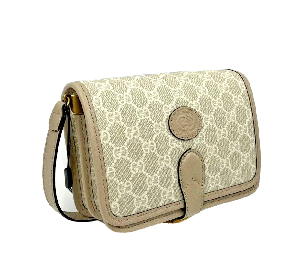 Shoulder bag with Interlocking G