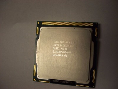 INTEL Celeron DualCore Processor,  p/n: SLBT7,  G1101,
