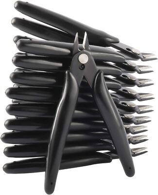 10PCS 170 Wire Cutters Flush Wire Cable Cutter Cutting Snips Pliers Side 5''