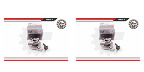 Esen SKV 2X Radnabe Radlagersatz Hinterachse FüR Smart Cabrio Fortwo 450 452-image