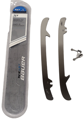 【ジャンク】BAUER C2 Bauer Tuuk Ls2 Stainless Steel Blades Runners 254mm Size 6 254 for