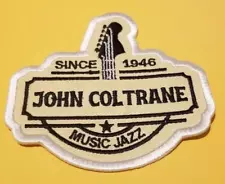 John Coltrane Jazz Band Embroidered Patch approx 3.5x3.5"