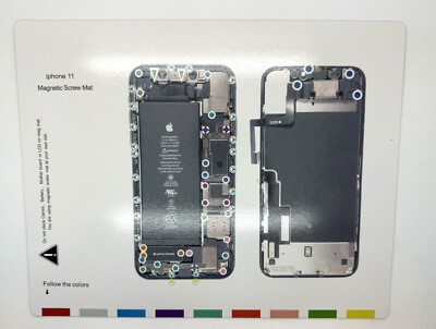 Tapis De Vis Magnétique Pour IPhone 11 - Accessoire Réparation - Neuf Sous Emballage