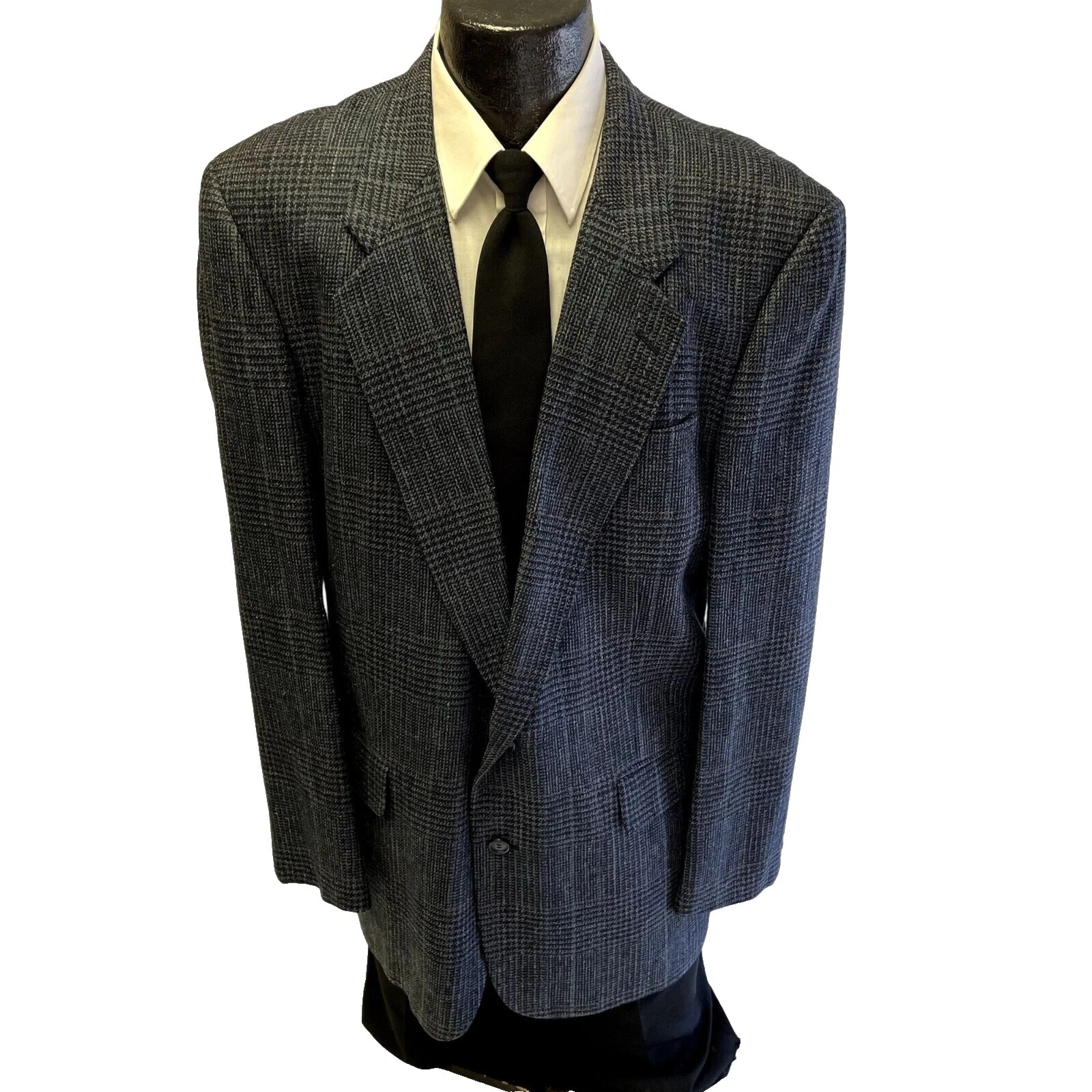 Regular Size 100% Silk Vintage Suit Jackets & Blazers for Men