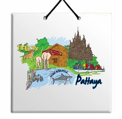 Pattaya Heiligtum der Wahrheit Sriracha Zoo Nong Nooch Underwater World Geschenk
