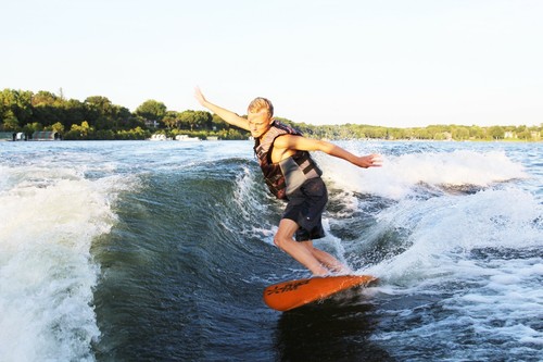 Tidal Wake TAG-IT Round Nose Surf Wake Sock w/ Built-in Name Tag Multi Clr 22550 - Picture 4 of 6