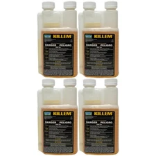 FPPF Killem 00119 -  Fuel Biocide and Slimicide 16 oz. Bottle (Pack of 4)