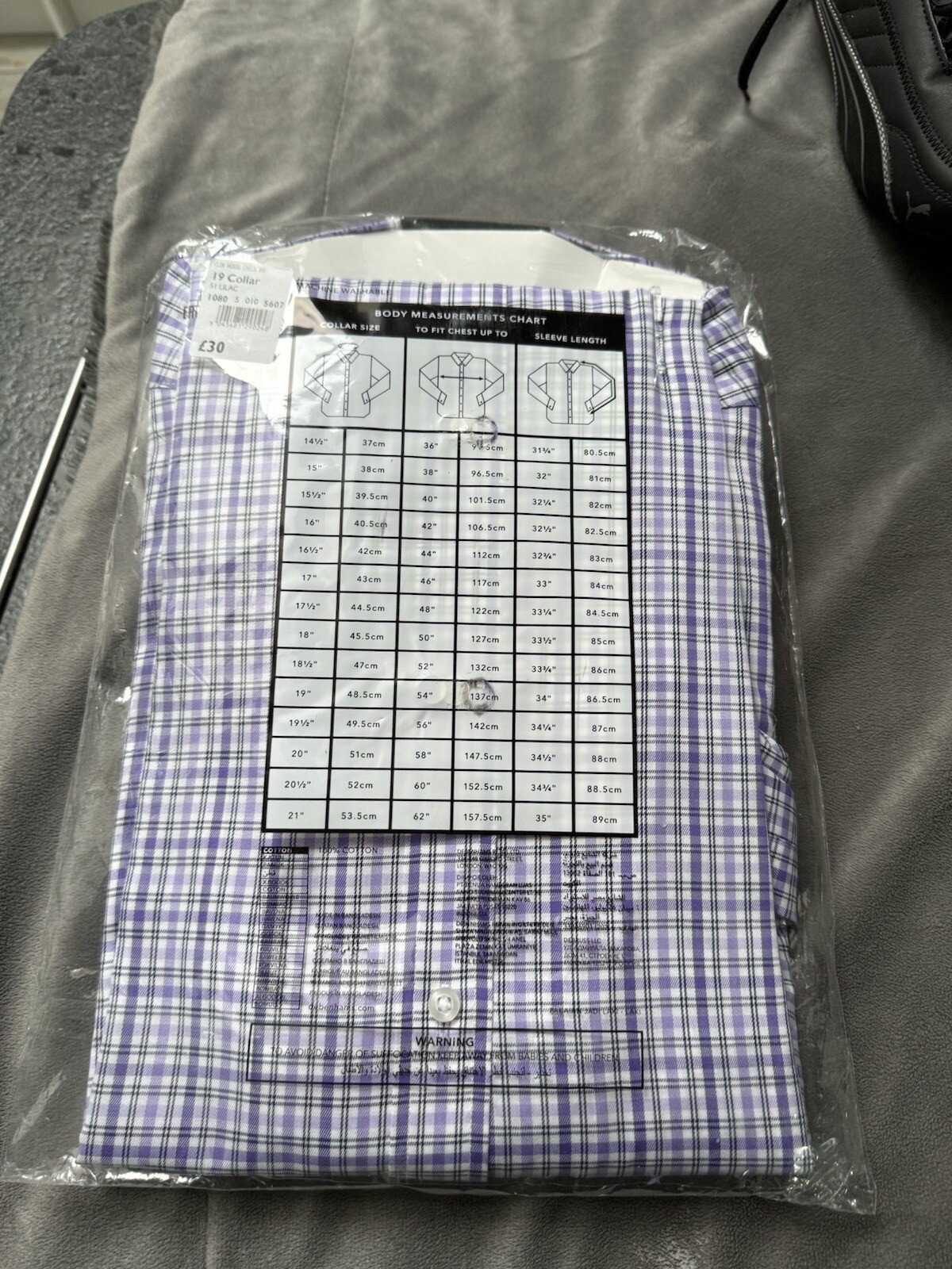 Debenhams Premium Collection Mens Shirts Long Sleeve Size 19 Non Iron