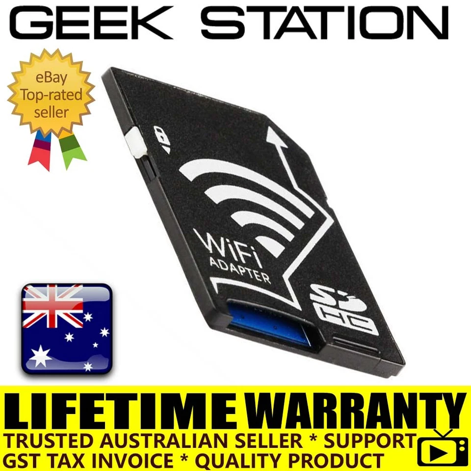 SD SDHC SDXC To CF Compact Flash Memory Card Adapter Reader type 1 WIFI - Image 2 of 2